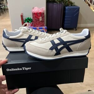 Onitsuka Tiger Birch and Peacoat Sneakers